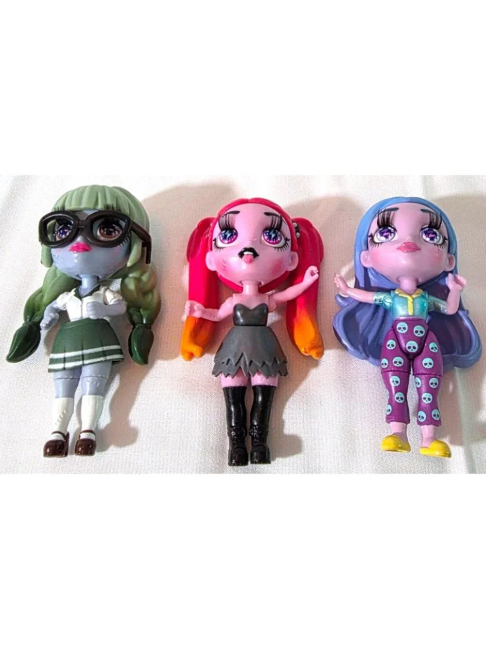 ZOMBAES FOREVER 3 ZOMBIE DOLLS Hungry for Knowledge Rock in Peace Ready to Drop